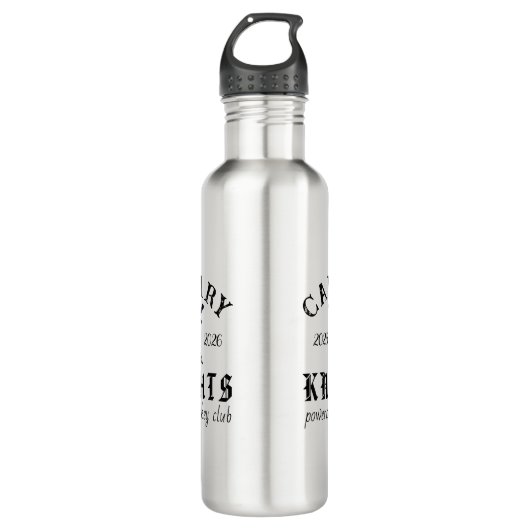 knights water bottle edelstahlflasche (Vorderseite)