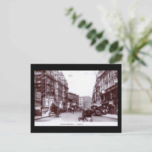 Knightsbridge, London 1910 Vintag Postkarte (Stehend Vorderseite)