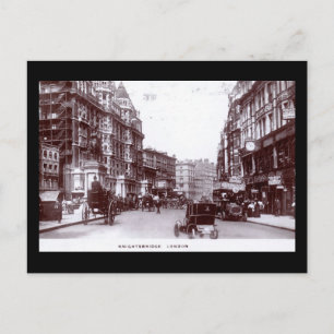Knightsbridge, London 1910 Vintag Postkarte