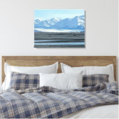 Knik Glacier Print @3Typs1life Leinwanddruck (Insitu (Schlafzimmer))