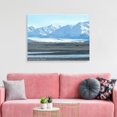Knik Glacier Print @3Typs1life Leinwanddruck (Insitu (Wohnzimmer))