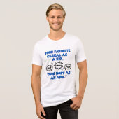 Knister Knaster Knall Tri-Blend Shirt (Vorderseite voll)