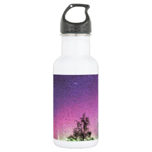 Knistern-Beschaffenheits-Kunst-Nordlicht-Himmel Edelstahlflasche