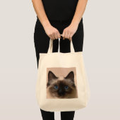 Knisternaltes der siamesischen Katze gebrochenes Tragetasche (Vorderseite (Produkt))