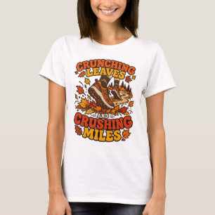 Knisternde Blätter und Meile um Meile - Herbst-Tra T-Shirt