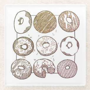 KNIT DONUTS Glasuntersetzer