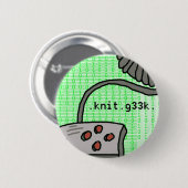 .knit.g33k Knopf Button (Vorne & Hinten)