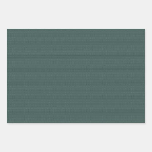 Knit pattern simple dark green Christmas holiday Geschenkpapier Set (Vorderseite 2)