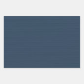 Knit pattern simple navy blue Christmas holiday Geschenkpapier Set (Vorderseite 2)