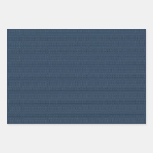 Knit pattern simple navy blue Christmas holiday Geschenkpapier Set (Vorderseite 2)