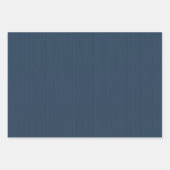 Knit pattern simple navy blue Christmas holiday Geschenkpapier Set (Vorderseite)