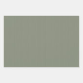 Knit pattern simple sage green Christmas holiday Geschenkpapier Set (Vorderseite 3)