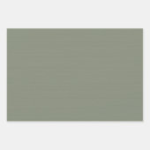 Knit pattern simple sage green Christmas holiday Geschenkpapier Set (Vorderseite 2)