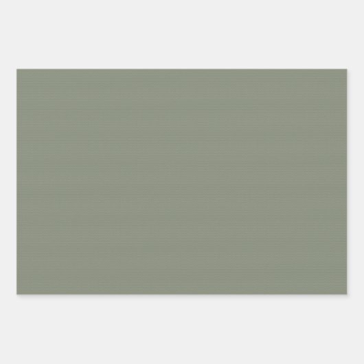 Knit pattern simple sage green Christmas holiday Geschenkpapier Set (Vorderseite 2)