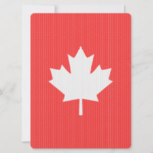 Knit Style Maple Leaf Knitting Motiv