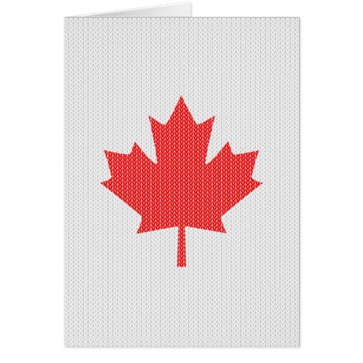 Knit Style Maple Leaf Knitting Motiv (Vorne)