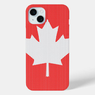 Knit Style Maple Leaf Knitting Motiv Case-Mate iPhone Hülle