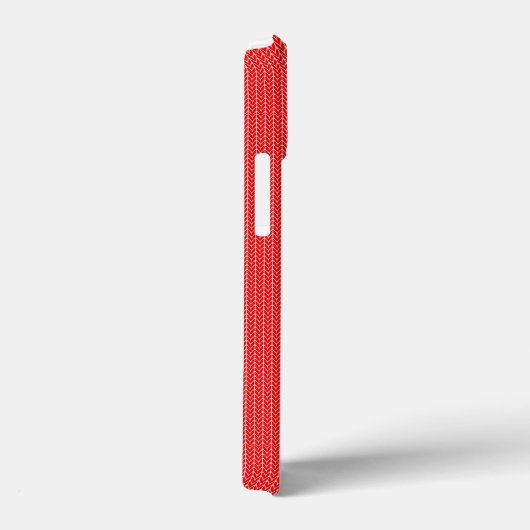 Knit Style Maple Leaf Knitting Motiv Case-Mate iPhone Hülle (Rückseite / Rechts)