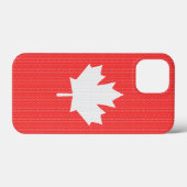 Knit Style Maple Leaf Knitting Motiv Case-Mate iPhone Hülle (Rückseite (Horizontal))