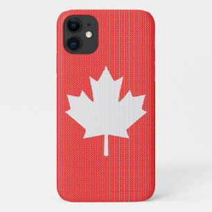 Knit Style Maple Leaf Knitting Motiv Case-Mate iPhone Hülle