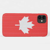 Knit Style Maple Leaf Knitting Motiv Case-Mate iPhone Hülle (Rückseite (Horizontal))
