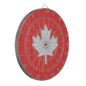 Knit Style Maple Leaf Knitting Motiv Dartscheibe (Vorderseite Links)