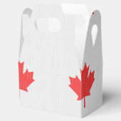 Knit Style Maple Leaf Knitting Motiv Geschenkschachtel (Geöffnet)