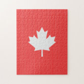 Knit Style Maple Leaf Knitting Motiv Puzzle (Vertikal)