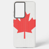 Knit Style Maple Leaf Knitting Motiv Samsung Galaxy Hülle (Rückseite)