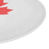 Knit Style Maple Leaf Knitting Motiv Schneidebrett (Ecke)