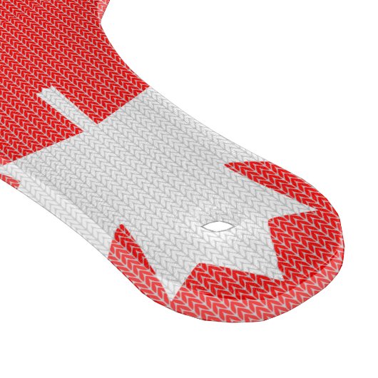 Knit Style Maple Leaf Knitting Motiv Schneidebrett (Ecke)