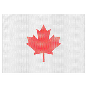 Knit Style Maple Leaf Knitting Motiv Tischdecke