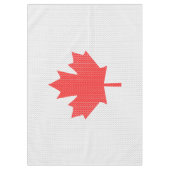 Knit Style Maple Leaf Knitting Motiv Tischdecke (Vorderseite)