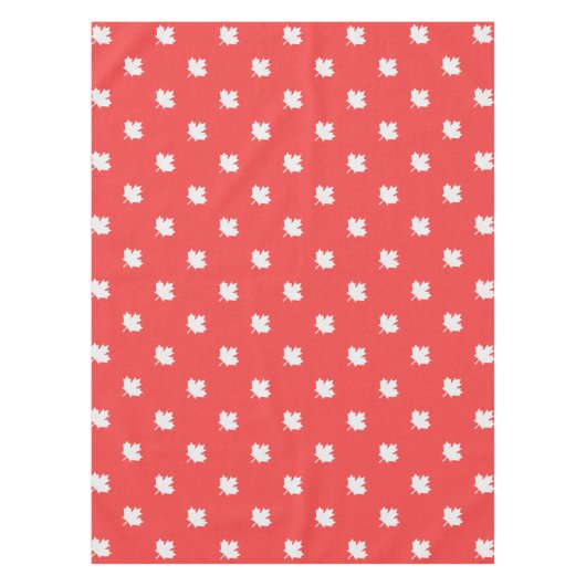 Knit Style Maple Leaf Knitting Motiv Tischdecke (Vorderseite)