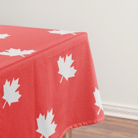 Knit Style Maple Leaf Knitting Motiv Tischdecke (Beispiel)