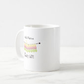 Knit Wit! Keramik Kaffeetasse (Vorderseite Links)