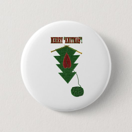 Knitmas Baum Button (Vorderseite)