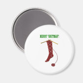 Knitmas Magnet (Vorderseite/Rückseite)