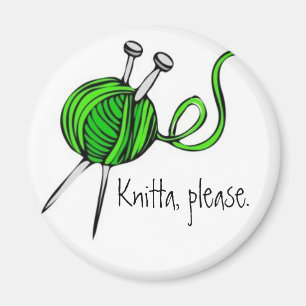 Knitta, bitte magnet