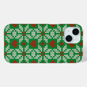 Knitted Christmas pattern Case-Mate iPhone Hülle (Rückseite (Horizontal))