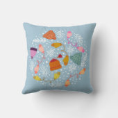 Knitted Hats and Mittens Winter Set Kissen (Rückseite)