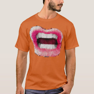 Knitted Lips T-Shirt