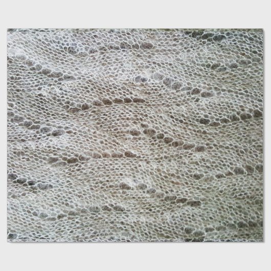 Knitted schnürte sich Muster Geschenkpapier (Flach)