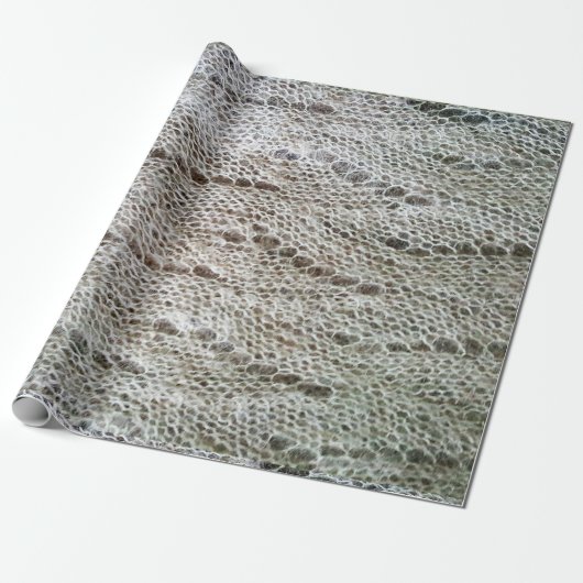 Knitted schnürte sich Muster Geschenkpapier (Ungerollt)