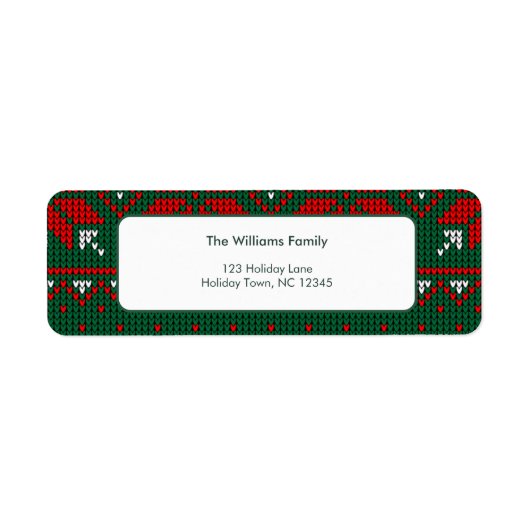 Knitted Sweater Pattern Return (Vorne)