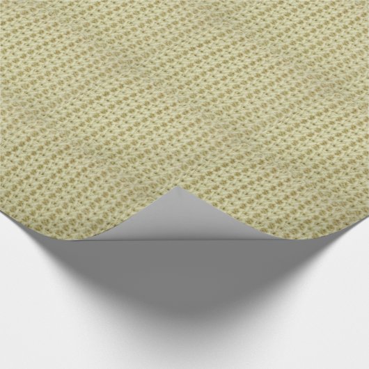 KNITTENPAPIER EINFACHES KLEINPATTER GESCHENKPAPIER (Ecke)