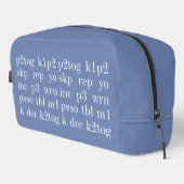 KNITTENWÖRTERBag II Waschbeutel (Rechte Ecke)