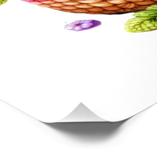 Knitter Crochet Crafts Poster (Ecke)