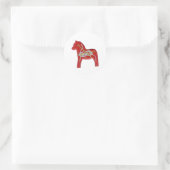 Knitter Dala Horse Sticker (Tasche)