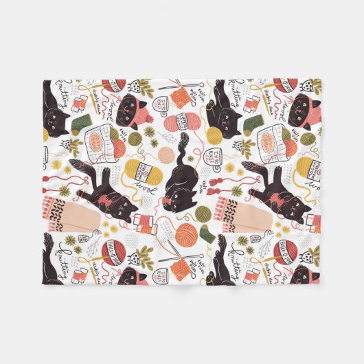 Knitter Fleecedecke (Vorderseite (Horizontal))